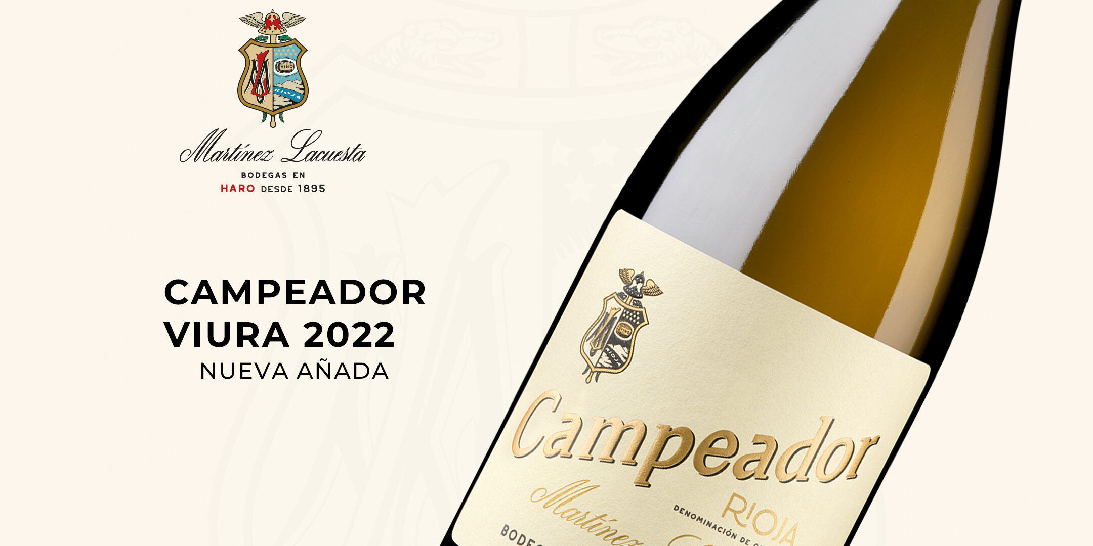 Campeador lanza la nueva añada 2022 de su vino Viura.